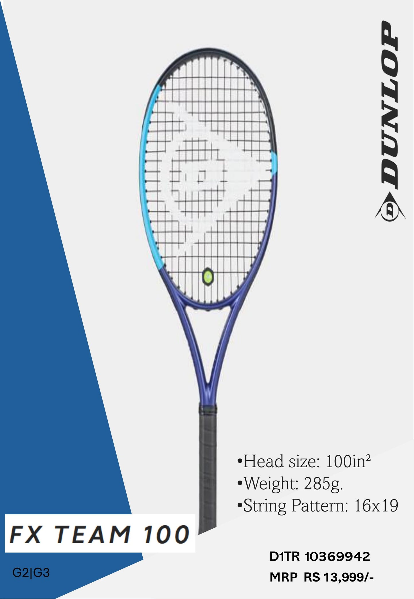 Dunlop FX Team 100 tennis racket