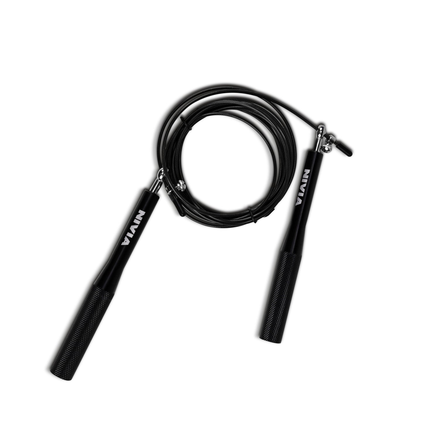 Nivia Pro Speed Aluminium Skipping Rope - Black