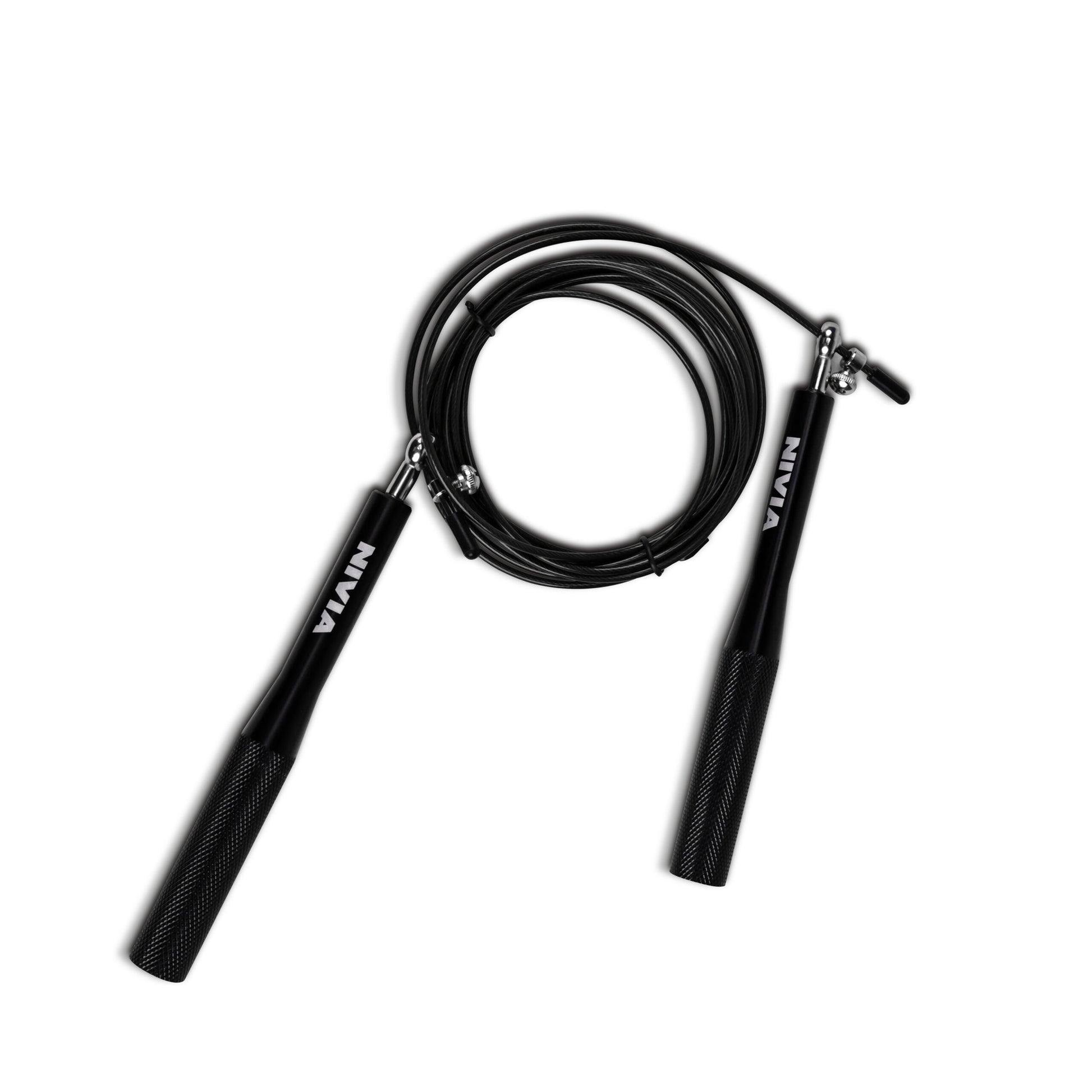 Nivia Pro Speed Aluminium Skipping Rope - Black