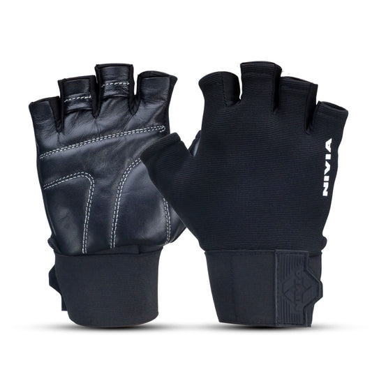 Nivia Scorpion Genuine Leather Gym Gloves for Men & Women