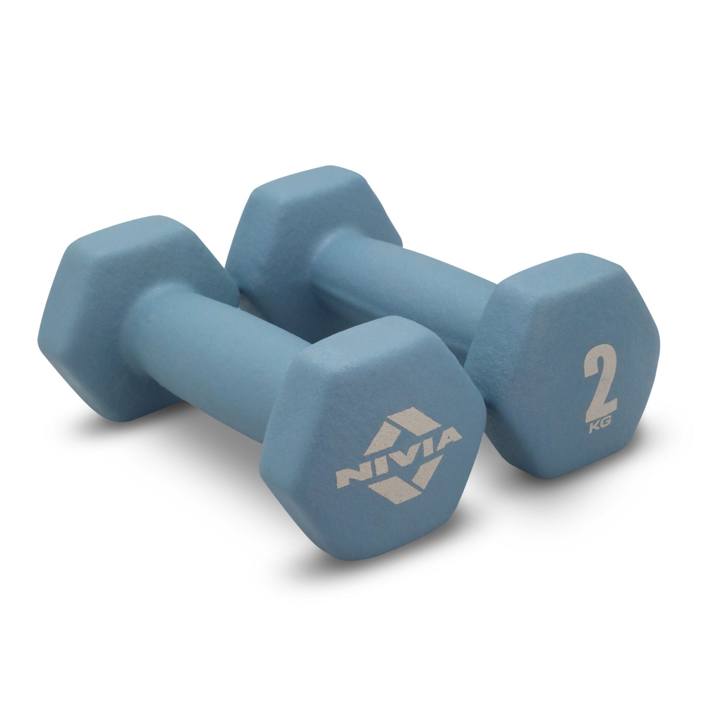Nivia Neoprene Dumbbell, Set of 1Kg Dumbbells