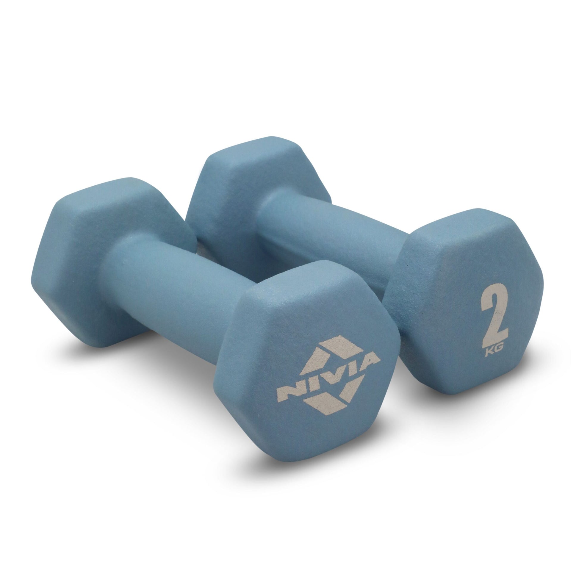 Nivia Neoprene Dumbbell, Set of 1Kg Dumbbells