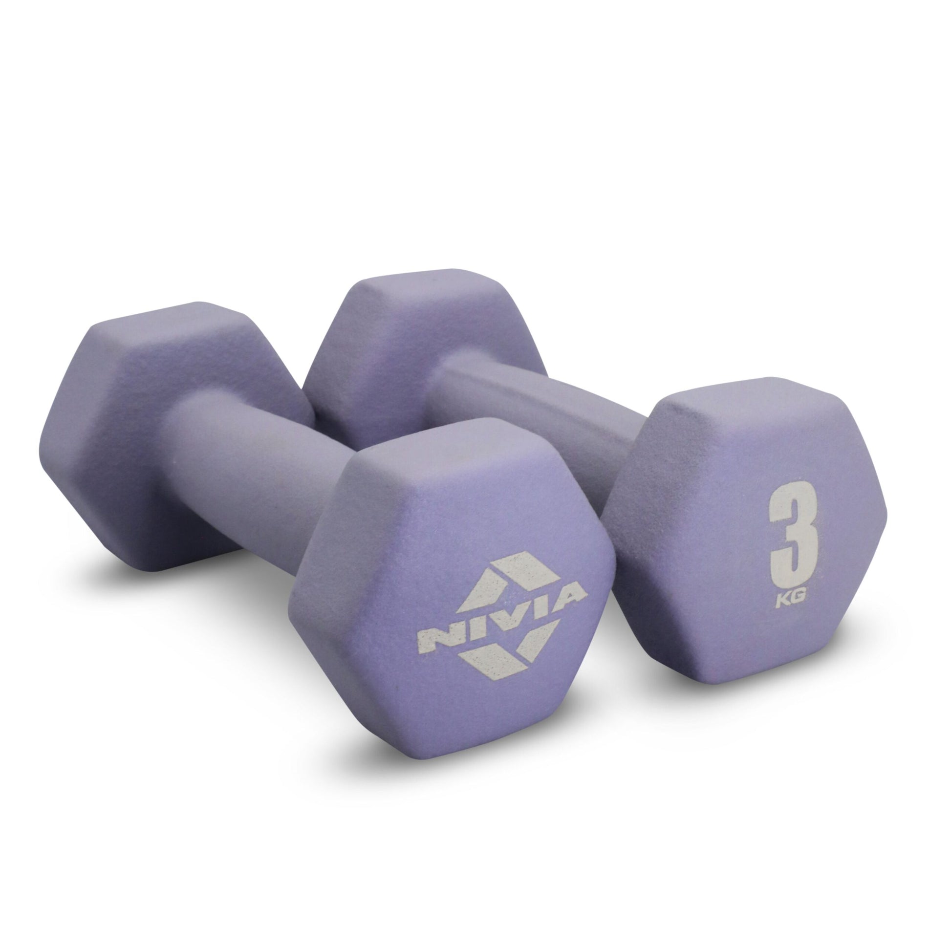 Nivia Neoprene Dumbbell, Set of 1Kg Dumbbells