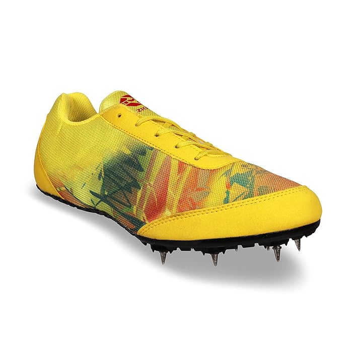 NIVIA Zion-1 Track and Field Orange Running Spikes Shoes for Men