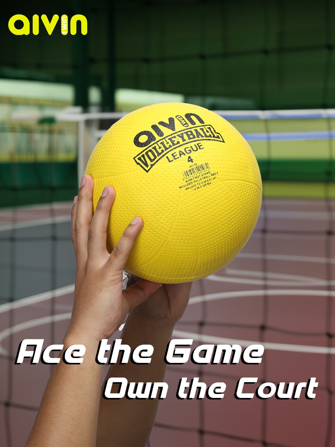 AIVIN Firststrike League Volleyball - Size: 4