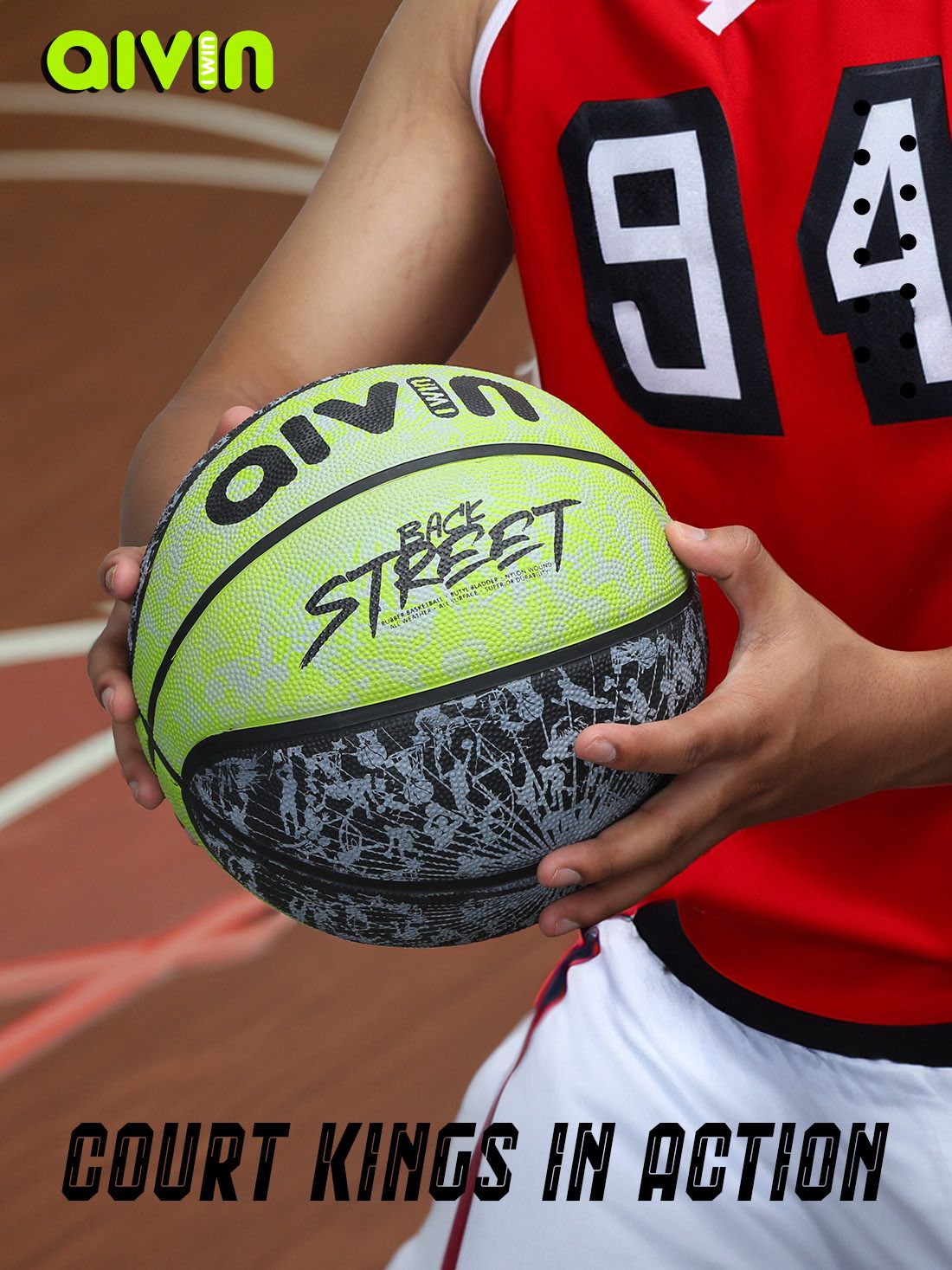 AIVIN Back Street Basketball Size