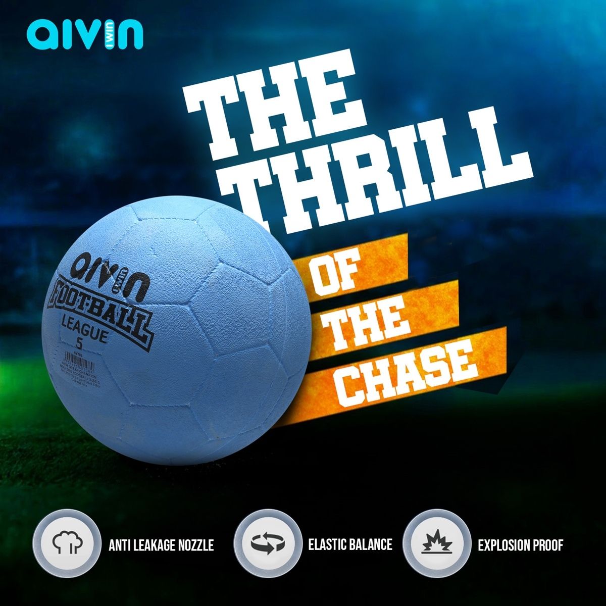 AIVIN Ocean Champion League Football - Size: 5