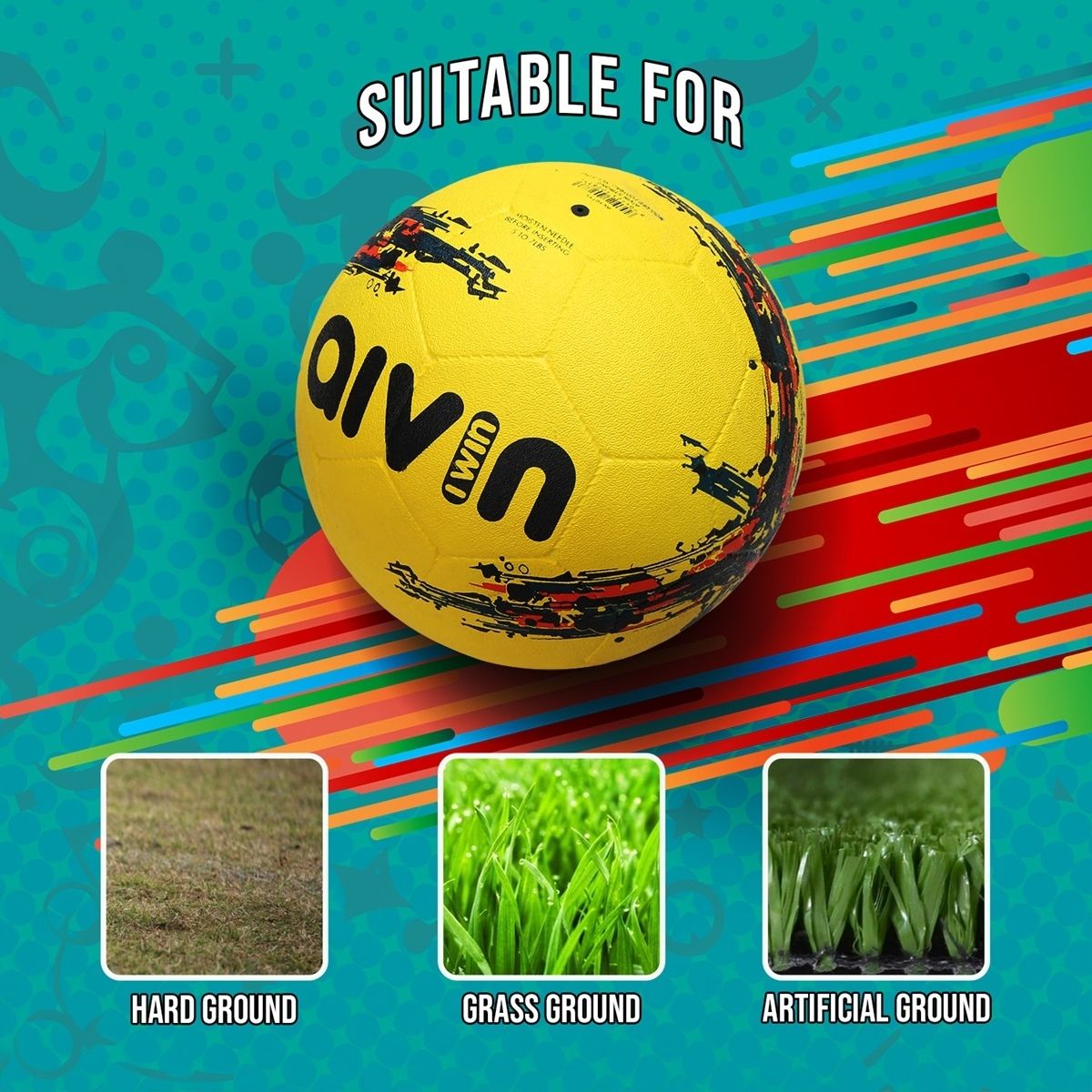 AIVIN Strong Moulded Football Football - Size: 5
