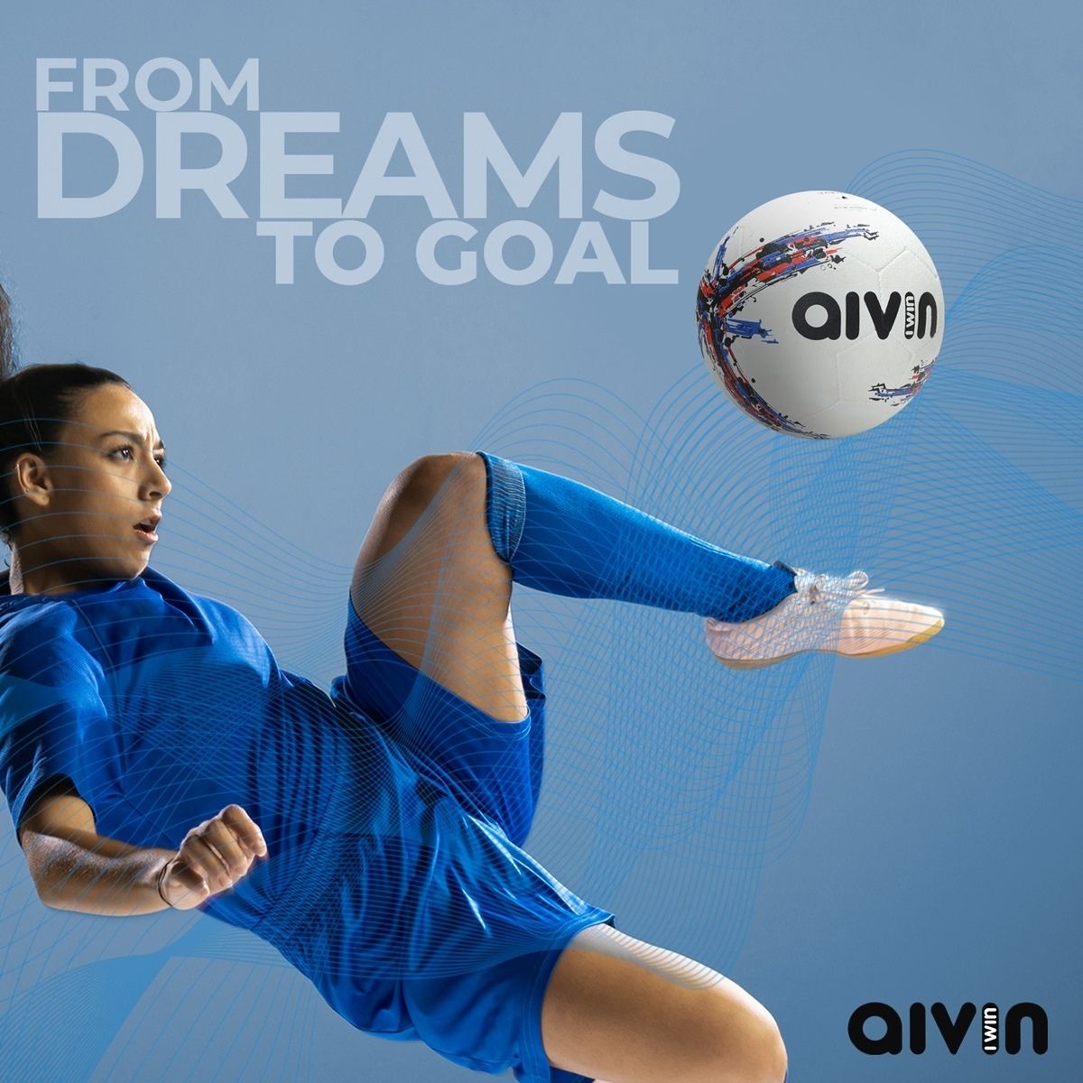 AIVIN Strong Moulded Football Football - Size: 5