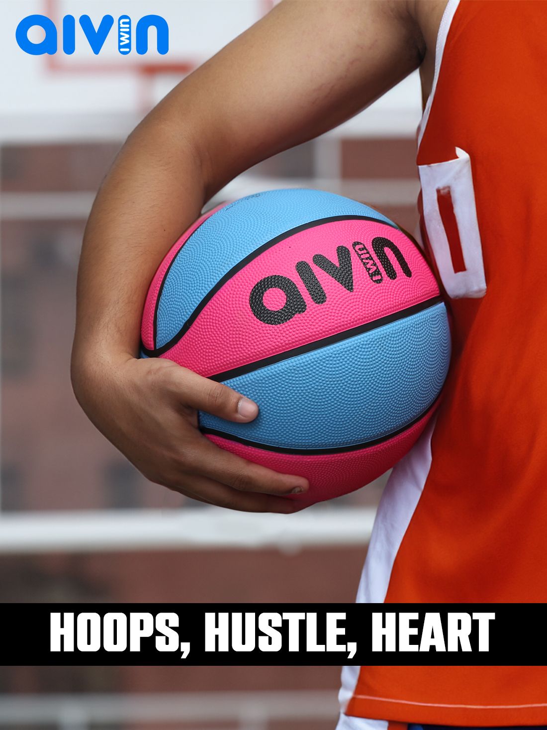 AIVIN Flying Pink/Blue Basketball