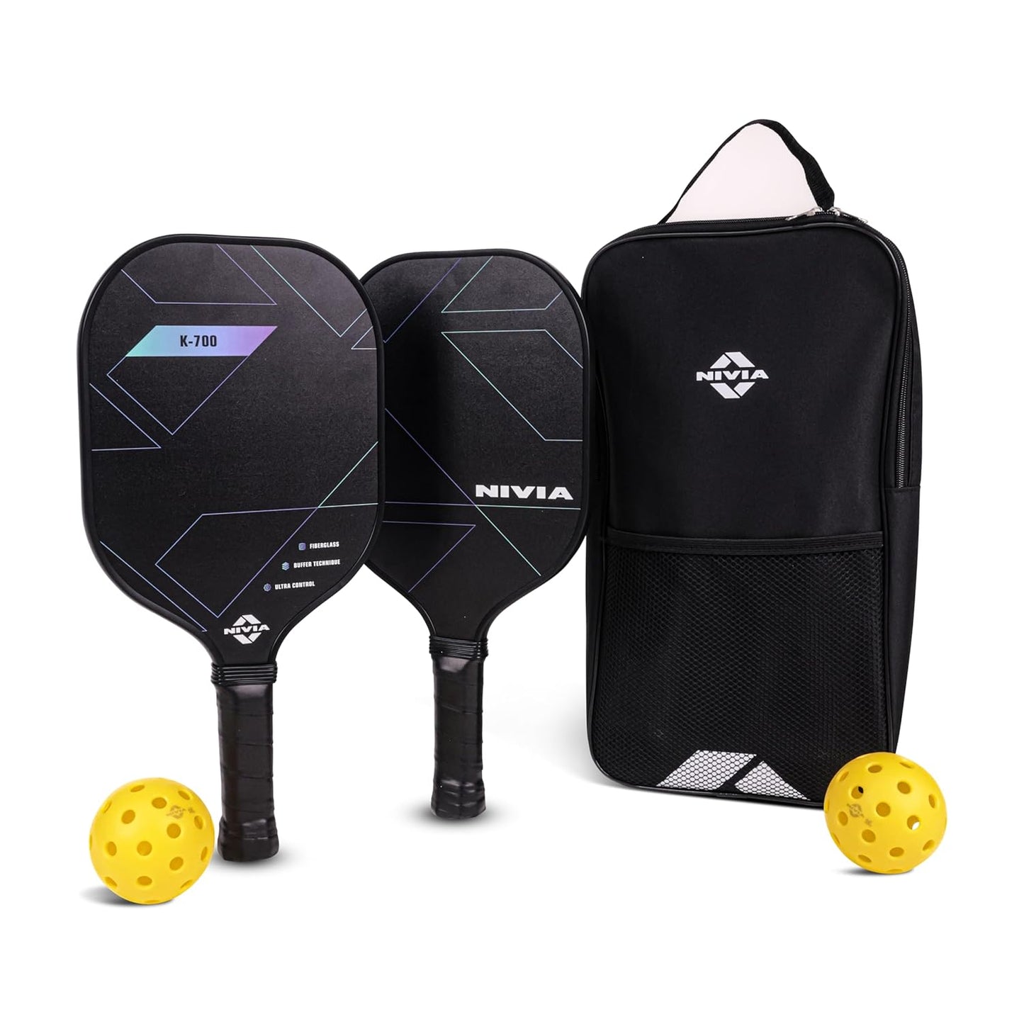 Nivia K-700 Pickleball Paddle Combo