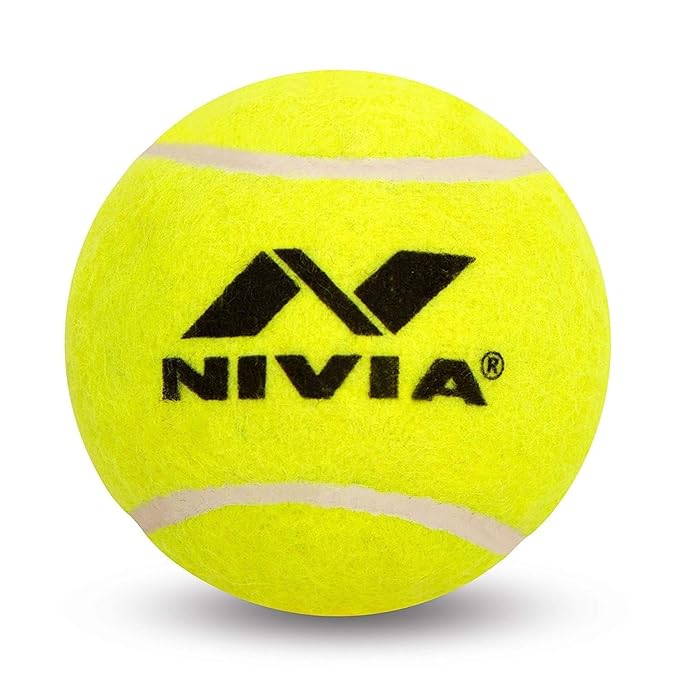 NIVIA Heavy Yellow Cricket Ball (Pack of 12)