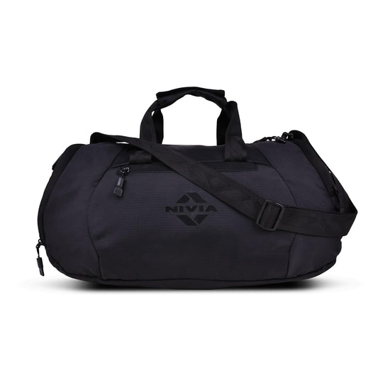 Nivia Drift Gym Bag For Men & Women - Black
