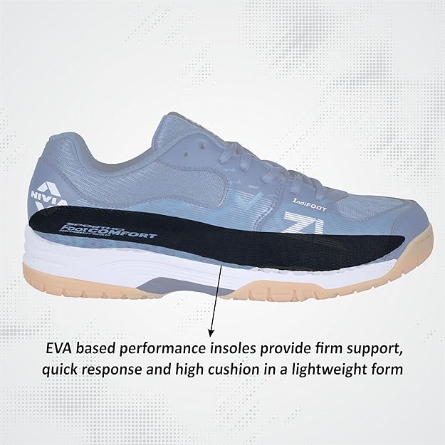 NIVIA Zeal 3.0 Moonlight Blue Tennis Shoes for Men
