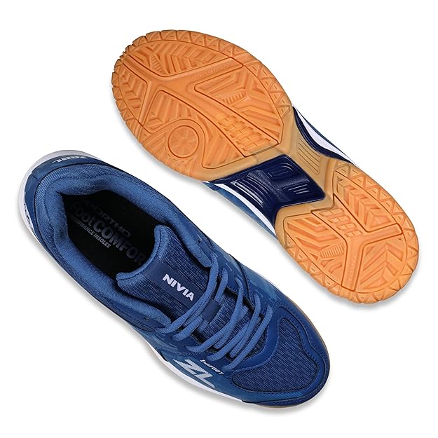 NIVIA Zeal 3.0 Moonlight Blue Tennis Shoes for Men