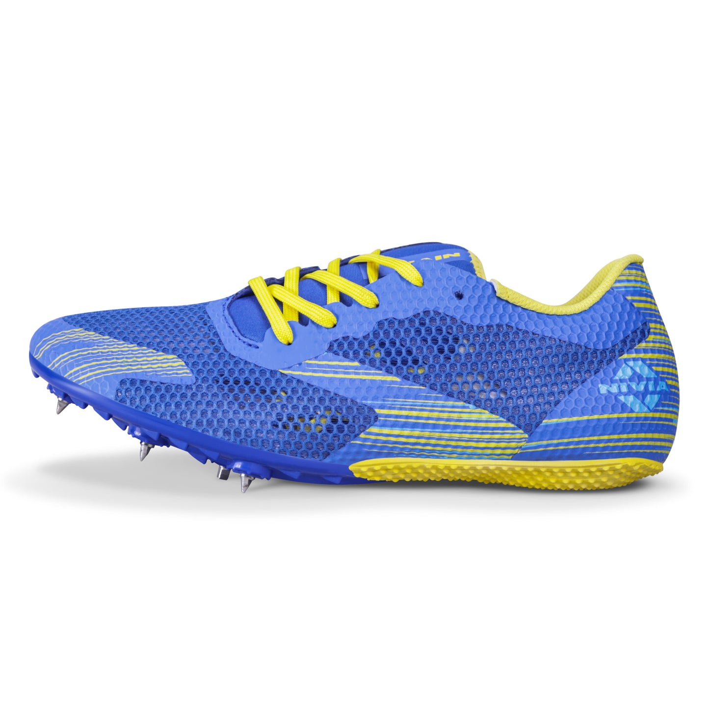 NIVIA Blue Track and Field-400 Running Spikes Shoes for Men