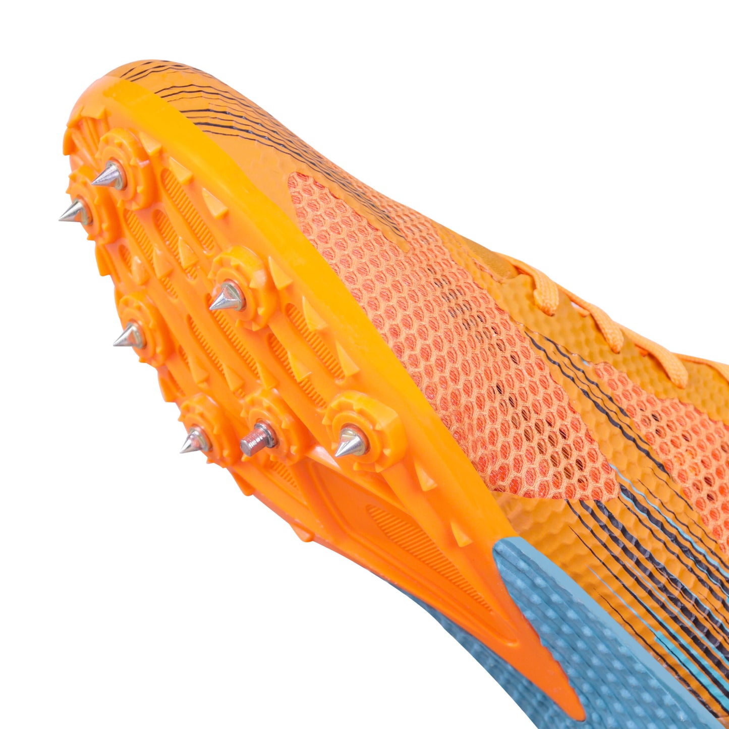 NIVIA Blue Track and Field-400 Running Spikes Shoes for Men