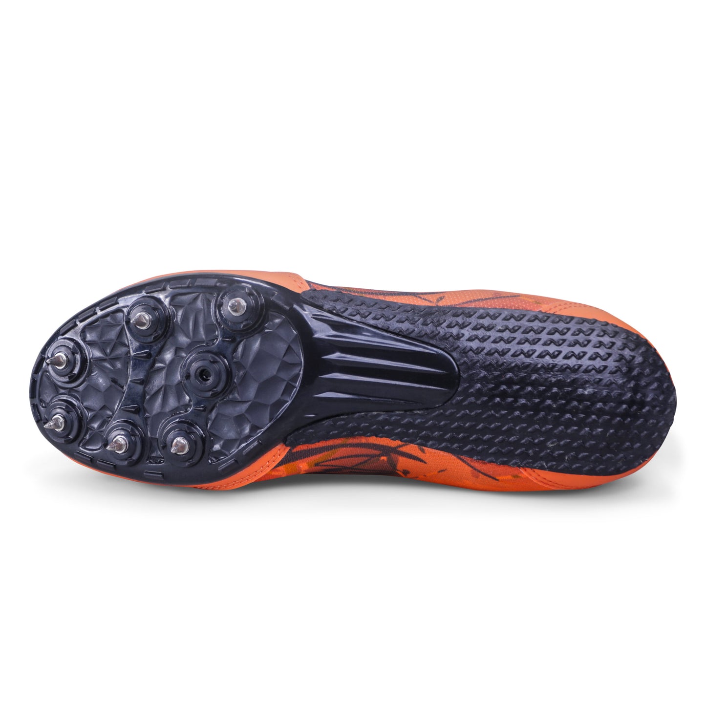 NIVIA Zion-1 Track and Field Orange Running Spikes Shoes for Men