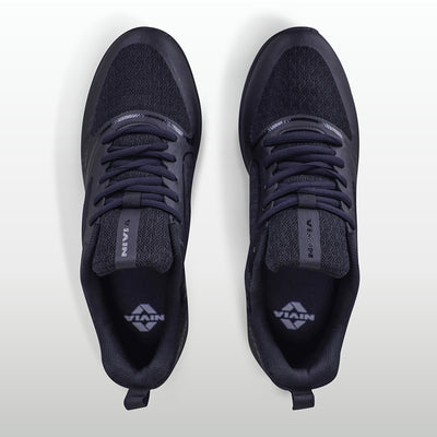 Nivia Offroad Rubber Black Sports Running Shoes for Men