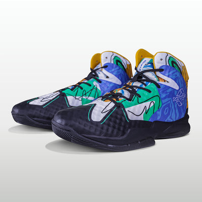 NIVIA Multicolor Street Art Basketball Shoe