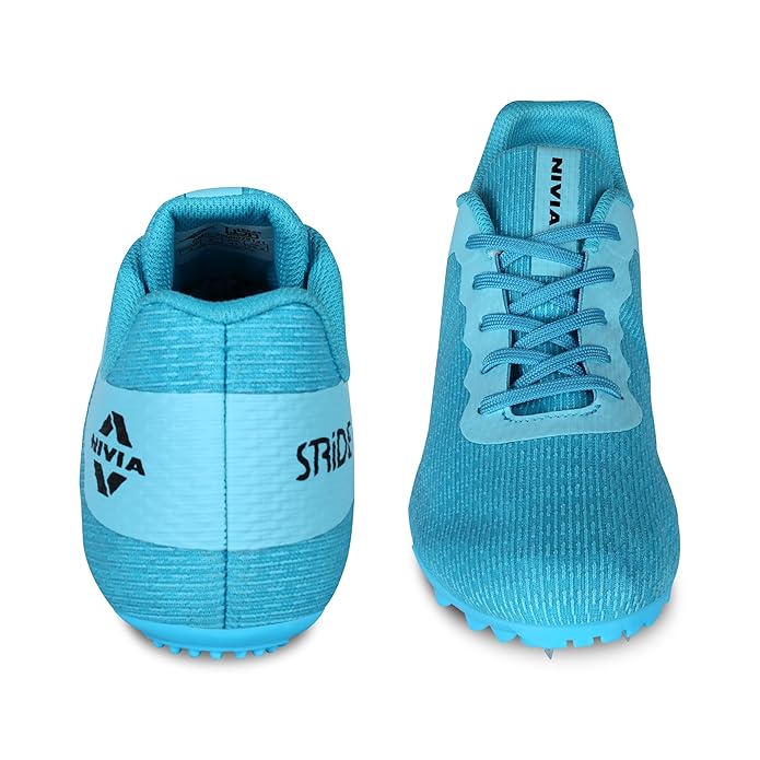 NIVIA Strider 3.0 Sky Blue Running Spikes Shoes for Men