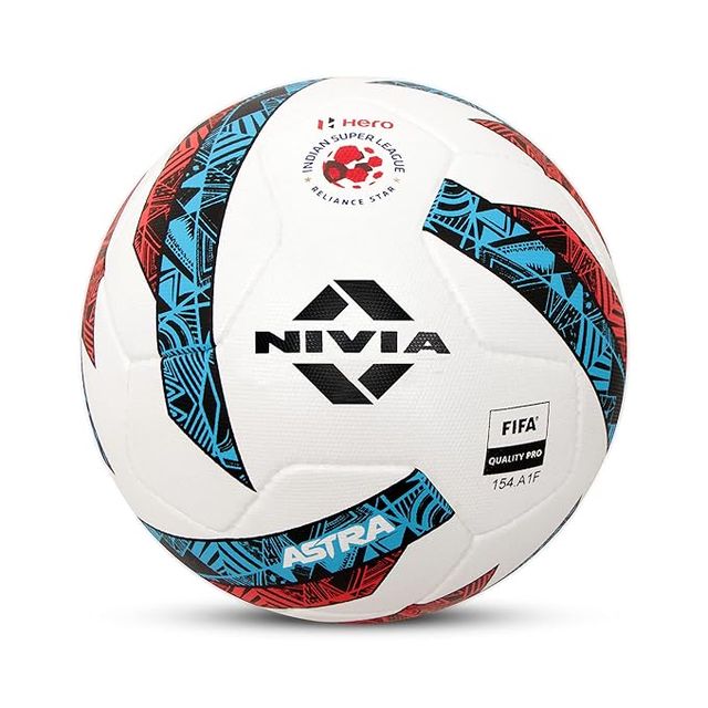 Nivia Astra/FIFA Quality Pro Football with ISL Logo (Multicolor, Size - 5) - 8525AISL