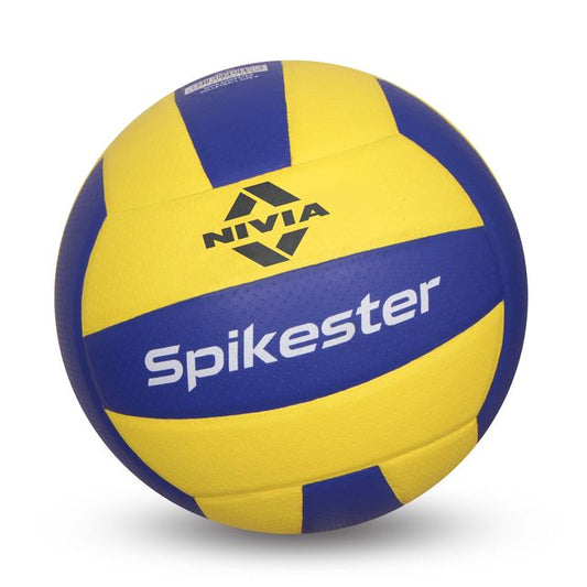 Nivia Spikester Volleyball Size - 4 (Yellow/Blue) - 494