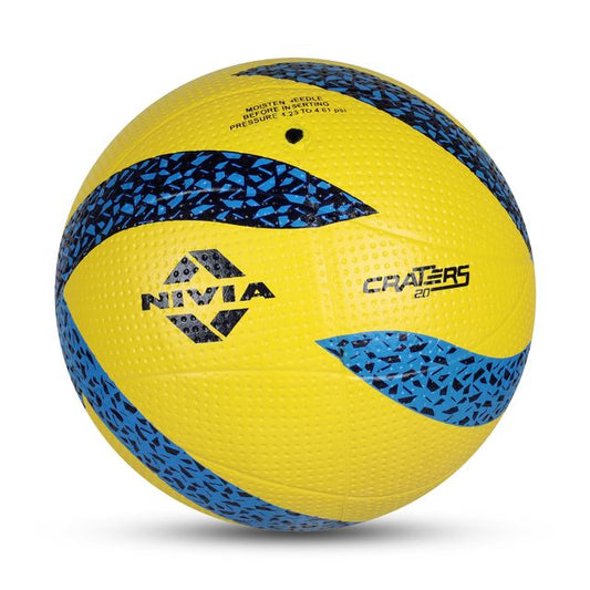 NIVIA Craters 2.0 Volleyball - Size - 4 (Yellow/Blue) - 488YB