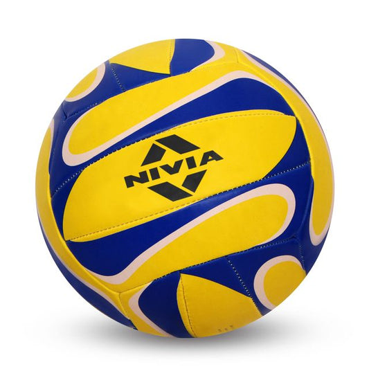 Nivia Trainer Volleyball Size - 4 (Yellow/Blue) - 472